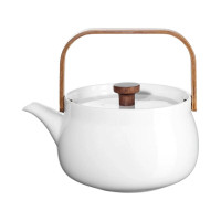 Théière 0,6L Japandi avec anse en bois, Asa Selection