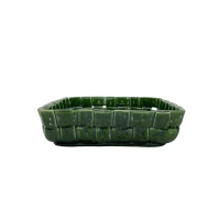 Plat Carré Tressé Céramique Tamegroute, Bazardeluxe