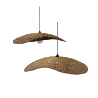 Suspension Flower Rotin, Bazardeluxe
