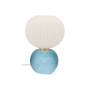 Lampe en verre Adonis Bleu givré 28 cm, Opjet