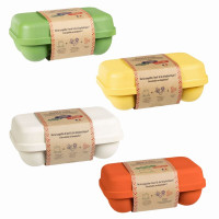 Boîte à 6 oeufs Bioplastique, Ecodis