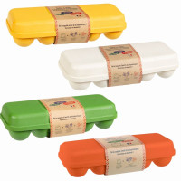 Boîte à 10 oeufs Bioplastique, Ecodis