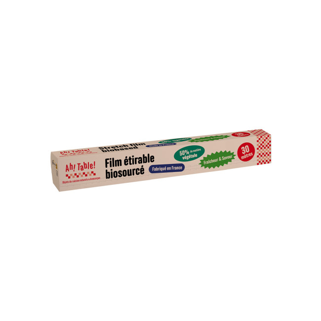 Film étirable Biosourcé 30 mètres, Ah Table