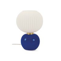 Lampe en verre Adonis Bleu 28 cm, Opjet