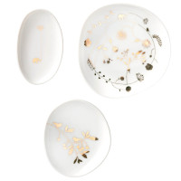 Set de 3 Coupelles Jardin Doré, Räder
