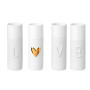 Lot de 4 Vases en Porcelaine Love, Räder