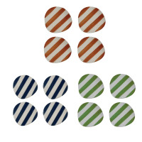 Set de 4 dessous de verre rayures, Opjet