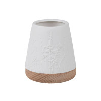 Photophore en Porcelaine et en Bois Champ de Fleurs, Räder