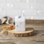 Maison Photophore en Porcelaine Chat, Räder