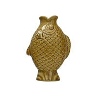 Vase Fish jaune 24 cm, Opjet