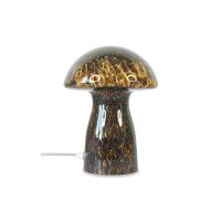 Lampe en verre Pascale léopard 23 cm, Opjet