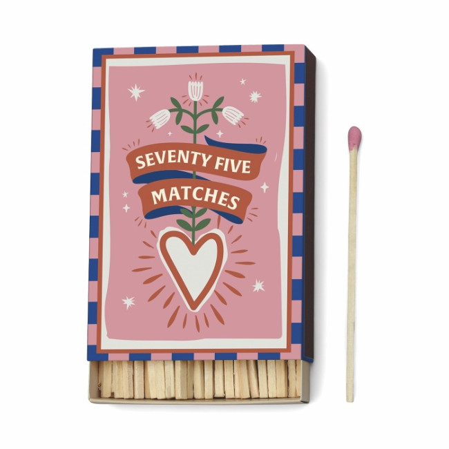 Boîte de 75 Allumettes Coeur, Paddywax