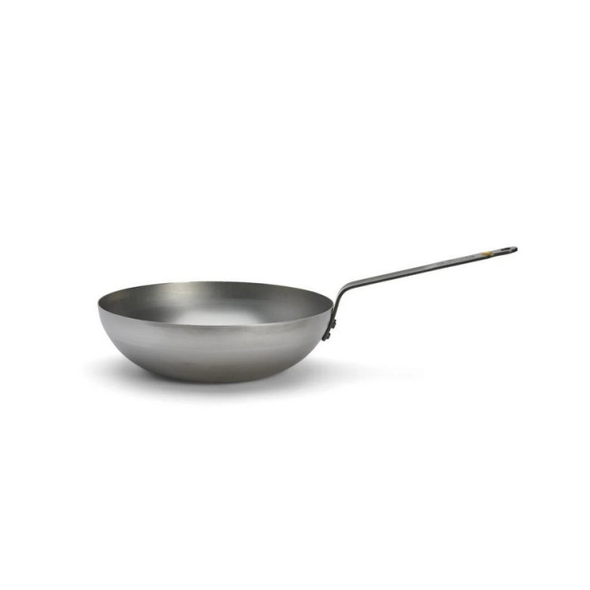 Wok Bombé en Acier Mineral B, de Buyer