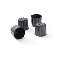 4 moules à Cannelés Bordelais acier revêtu, de Buyer