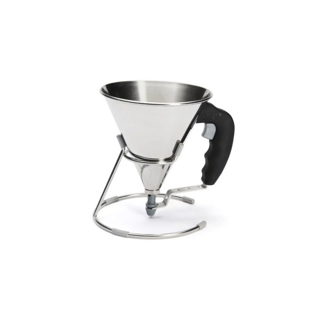 Entonnoir à Piston avec Pied 0.8 L Inox Kwik, de Buyer