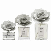 Diffuseur de parfum Fleurs de Coton avec Rose Grise, Muhà