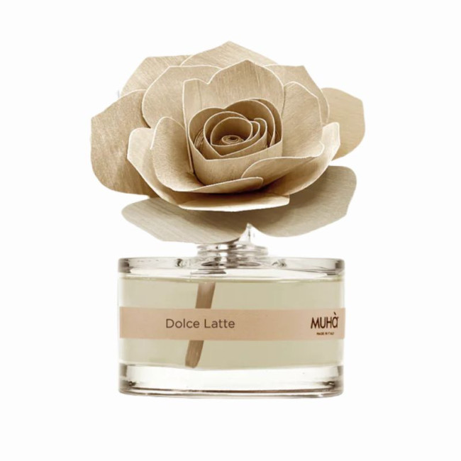 Diffuseur de parfum Lait Doux avec Rose Beige, Muhà