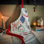 Tablier en coton Christmas Ornaments, Ulster Weavers