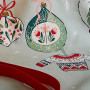 Tablier en coton Christmas Ornaments, Ulster Weavers