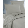 Drap Plat Soft Percale Gris Perle, Sensei