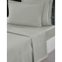 Drap Plat Soft Percale Gris Perle, Sensei