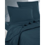 Drap Plat Soft Percale Indigo, Sensei