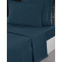 Drap Plat Soft Percale Indigo, Sensei