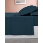 Drap Plat Soft Percale Indigo, Sensei