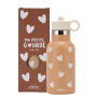 Gourde en acier inoxydable Cœurs Nougat, Atelier Wagram