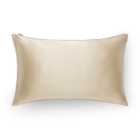 Taie d'Oreiller en Soie 51 x 76 cm Champagne, Emily's Pillow