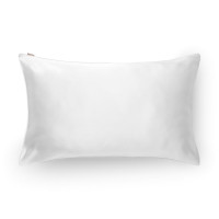 Taie d'Oreiller en Soie 51 x 76 cm Blanc, Emily's Pillow