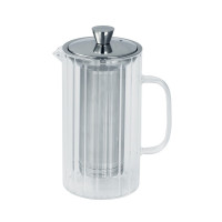 Théière Striée avec Filtre Breakfast, Cristel