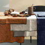 Chemin de table Linen Bleu, Asa Selection