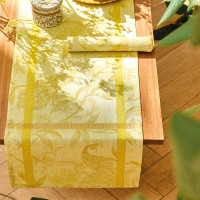 Chemin de Table À l'Orangerie Lin, Le Jacquard Français