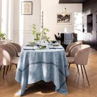 Nappe À l'Orangerie Lin Chardon, Le Jacquard Français