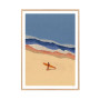 Affiche Beach Boy Surfer, Ciel Glue