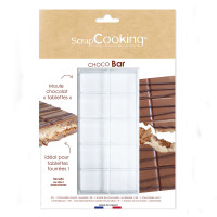 Moule Tablette de Chocolat semi-rigide, Scrapcooking