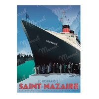 Puzzle 1000 pièces Saint-Nazaire, Marcel Travel Posters