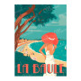 Puzzle 1000 pièces La Baule, Marcel Travel Posters