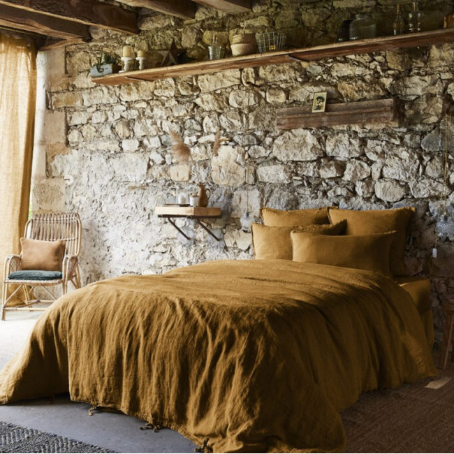 Housse de couette Soline Caramel, L'effet papillon