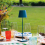 Lampe de table Poldina Bleu Avio, Zafferano
