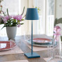 Lampe de table Poldina Bleu Avio, Zafferano
