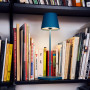 Lampe de table Poldina Bleu Avio, Zafferano