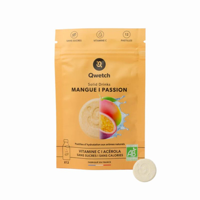 Aromatisation Solid Drinks Mangue Passion, Qwetch
