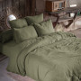 Drap plat Gaïa Romarin en gaze de coton, L'Effet papillon