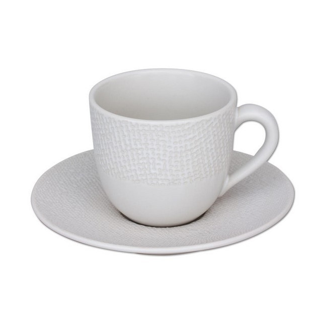 Tasse à café Vésuvio Blanc, Table Passion