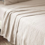 Drap plat Gaïa Pampa en gaze de coton, L'Effet papillon