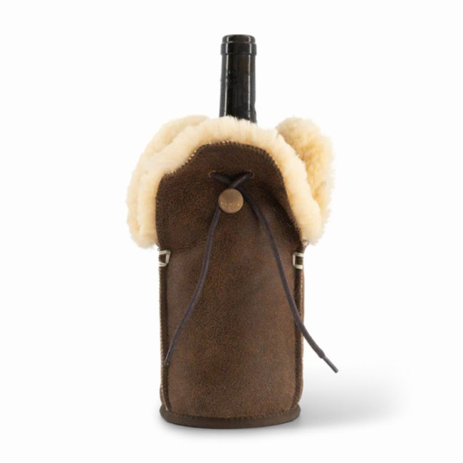 Rafraichisseur à Champagne Cuir Marron, Kywie