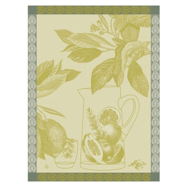 Torchon Eaux de Citrons Yuzu, Le Jacquard Français