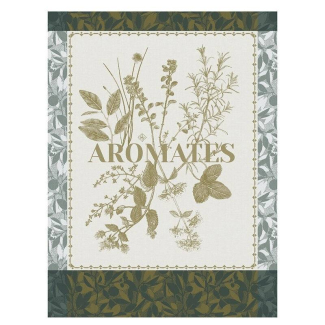 Torchon Aromates Thym, Le Jacquard Français